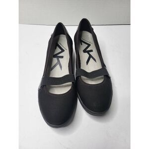 Anne Klein Sport Ugene Black Slip On Mary Jane Flats Womens 8
